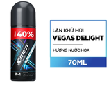  [TĂNG 40% DUNG TÍCH] Lăn khử mùi XMen 70ml/chai Amazon/Vegas/Wood/Fire - Hương Thơm Nam Tính, Khô Thoáng Dài Lâu 
