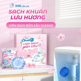  Hộp 4 Viên thả bồn cầu CleanZ hương đào khử mùi, tẩy sạch, thơm mát nhà vệ sinh 50g 