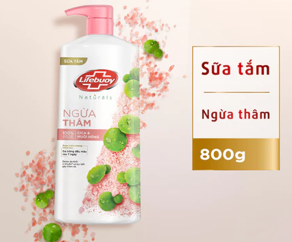  Sữa Tắm Lifebuoy 800gr Detox Và Sạch Sâu Khỏi Bụi Mịn Pm2.5 Detox 100% Từ Thiên Nhiên Diệt Khuẩn 