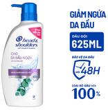  Dầu Gội Sạch Gàu HEAD&SHOULDERS Bạc Hà/ Giảm Ngứa Da Đầu/ Suôn Mềm/ Hương Chanh/ Sạch Sâu/ Làm Sạch Vi Khuẩn - Chai 625ml 