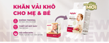  Khăn khô đa năng Mamamy túi 180 tờ rút đáy phiên bản mới 