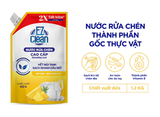  Túi Nước Rửa Chén Bát Gốc Thực Vật EZ CLEAN 1,2kg - Sạch nhanh dầu mỡ, mùi tanh, dịu nhẹ cho da tay 