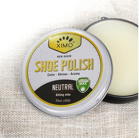  Xi Đánh Giày Sáp Shoe Polish XIMO Đen, Không Màu, Nâu Đủ Màu Phục Hồi Màu Cho Giày Chính Hãng 