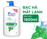  Dầu Gội Sạch Gàu HEAD & SHOULDERS Bạc Hà Mát Lạnh/ Giảm Ngứa Da Đầu - Chai 1800ml 
