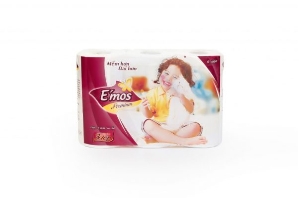  Giấy vệ sinh cao cấp E’mos Premium 3 lớp 