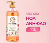  Sữa Tắm Thiên Nhiên PURITÉ Hương Hoa Anh Đào/Hoa Hồng/Hoa Oải Hương/Hoa Mẫu Đơn/Tinh Dầu Thơm 850ML - 1.1L - 1.4L 