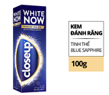  Kem đánh răng Closeup White Now - Trắng Bật Tông 3X TỨC THÌ với Công nghệ Ánh Sáng Xanh 100g 