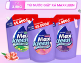  Nước Giặt Xả MaxKleen 3.8L công nghệ ultra kép 2 in 1 