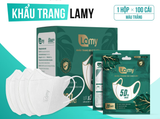  Khẩu trang 5D Lamy kháng khuẩn ngăn ngừa giọt bắn bụi mịn chống tia UV 