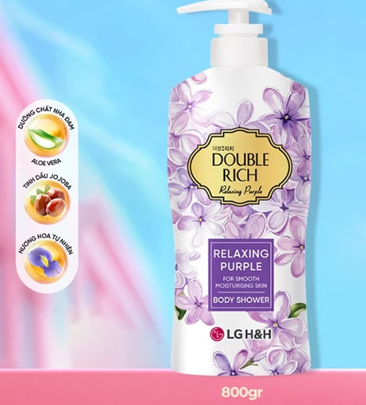  Sữa tắm Double Rich Hương hoa chiết xuất từ thiên nhiên 800ml 