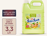  Nước lau sàn siêu sạch Lix can 3.3L sạch nhà, thơm lâu đuổi côn trùng, phù hợp với mọi loại sàn 