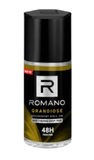  Lăn khử mùi Romano Khử mùi vượt trội, Hương nam tính suốt 48H 50ml / 65ml 