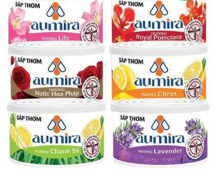  Sáp thơm Aumira từ tinh dầu thiên nhiên công nghệ vượt trội giúp lưu hương tới 30 ngày, lọ 70g 