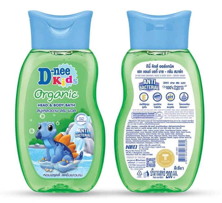  Sữa tắm gội D-nee cho trẻ em trên 3 tuổi giúp da mịn, tóc mượt 200ml - 5 Hương thơm 