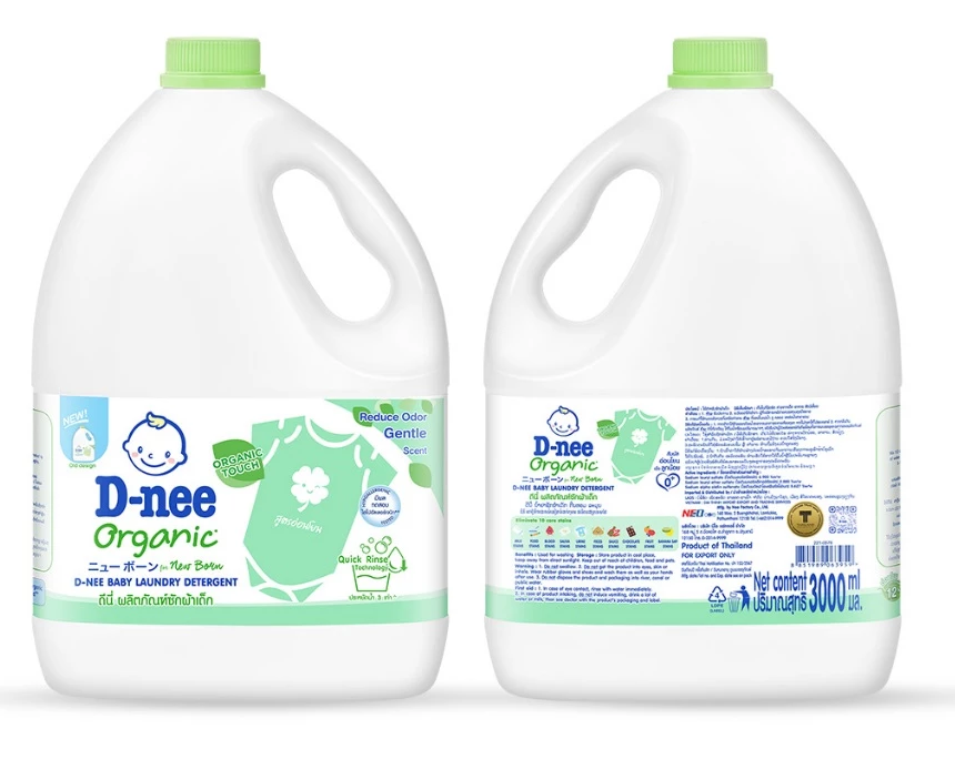  Nước giặt D-nee cho trẻ sơ sinh, mềm dịu, thơm nhẹ, không hư hại quần áo - Can 3000ml 