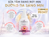 Gel/Bọt Tắm Cao Cấp Enchanteur Luxury Dưỡng Da Sáng Mịn Chứa Chiết Xuất Hoa Trà/ Hoa Mẫu Đơn + 4D Hyaluronic Acid 400-450ml 