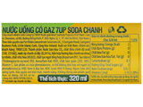  Nước Uống Có Gaz 7UP Soda Chanh Không Calo, Không Đường 320ml/lon 