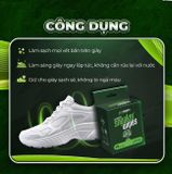  Hộp 20 gói Khăn ướt lau giày thể thao cấp tốc Sneaker EcoWipes gói 1 tờ hương quế khử mùi 