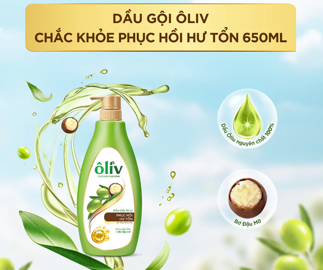  Dầu Gội ÔLIV Nuôi Dưỡng Tóc Chắc Khỏe Bồng Bềnh/Ngăn Gãy Rụng/Phục Hồi Hư Tổn 250ML/650ML/1L 