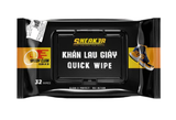  Khăn Giấy Ướt Sneaker Quick Wipe Cao Cấp, Khăn Lau Giày Siêu Tiện Lợi Gói 12 Miếng Làm Sạch Gấp Đôi 
