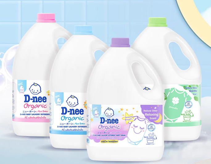  Nước giặt D-nee cho trẻ sơ sinh, mềm dịu, thơm nhẹ, không hư hại quần áo - Can 3000ml 