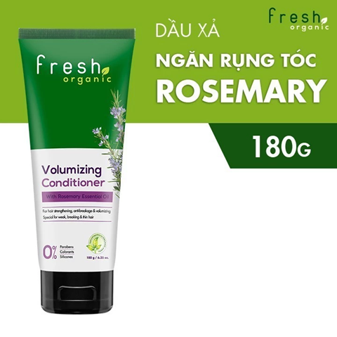 Dầu Xả Hữu Cơ FRESH ORGANIC Dưỡng Tóc Mềm Mượt 180g 