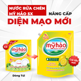  Nước Rửa Chén An Toàn Cho Da Và 5X Đậm Đặc Mỹ Hảo Khử Sạch Mùi Tanh Thực Phẩm Túi 3.3 KG 