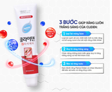  Kem đánh răng Perioe Cliden Whitening Solution Trắng răng chuyên biệt 120g 