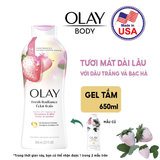  Sữa tắm OLAY dưỡng da 650ml nhiều mùi hương, cải thiện da sáng khỏe sau 14 ngày - Mỹ 