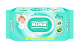  Khăn ướt em bé Nuna 100 miếng Không mùi/ Hương phấn/ Siêu dày 