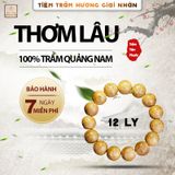  Vòng tay Trầm hương Như Ý đốt tròn – 12 ly 
