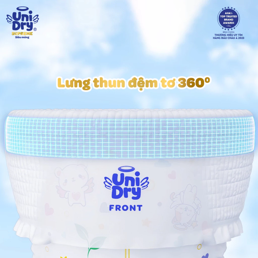 Tã quần UniDry Supreme size M/L/XL/XXL + 8 miếng 