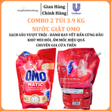  Nước giặt OMO xoáy bay vết bẩn khử mùi toàn diện 3,9KG 