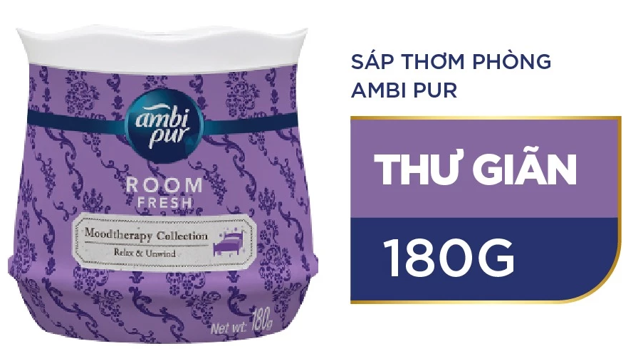  Sáp Thơm Phòng AMBI PUR Hương Nước Hoa Cao Cấp Nhiều Mùi Hương Hộp 180g 