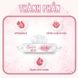  Khăn ướt cao cấp Ecobi gói 20 tờ hương dịu nhẹ 