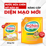  Nước Rửa Chén An Toàn Cho Da Và 5X Đậm Đặc Mỹ Hảo Khử Sạch Mùi Tanh Thực Phẩm Túi 3.3 KG 