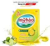  Nước Rửa Chén An Toàn Cho Da Và 5X Đậm Đặc Mỹ Hảo Khử Sạch Mùi Tanh Thực Phẩm Túi 3.3 KG 