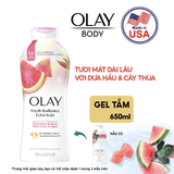  Sữa tắm OLAY dưỡng da 650ml nhiều mùi hương, cải thiện da sáng khỏe sau 14 ngày - Mỹ 