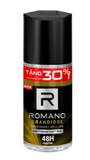  Lăn khử mùi Romano Khử mùi vượt trội, Hương nam tính suốt 48H 50ml / 65ml 