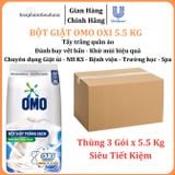  Bột giặt Omo Oxi tẩy mạnh, trắng sáng, đánh bay vết bẩn chuyên dụng Giặt ủi/Nhà hàng/Khách sạn/Trường học/Bệnh viện/Spa 