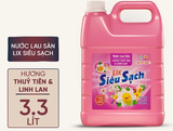  Nước lau sàn siêu sạch Lix can 3.3L sạch nhà, thơm lâu đuổi côn trùng, phù hợp với mọi loại sàn 
