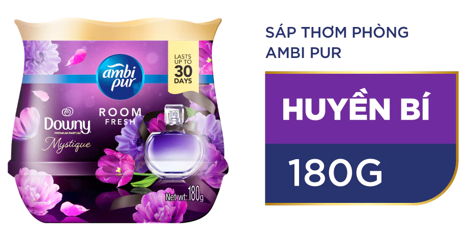  Sáp Thơm Phòng AMBI PUR Hương Nước Hoa Cao Cấp Nhiều Mùi Hương Hộp 180g 