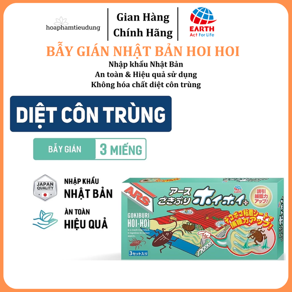  Bẫy gián Nhật bản Hoi Hoi - diệt gián an toàn, hiệu quả từ Nhật Bản 