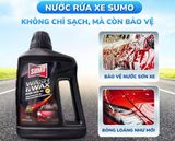  Nước Rửa Xe Sumo Wash & Wax 1 Lít  Đen Mới Nước Rửa Xe Bảo Vệ Nước Sơn Xe Rưa Xe Ô Tô 
