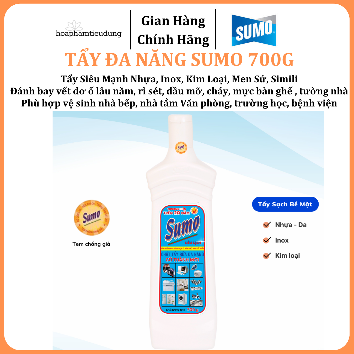  Tẩy Đa Năng Sumo 350-700g 