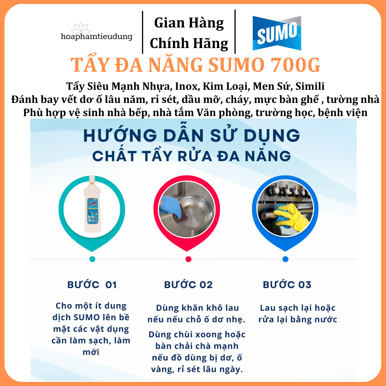  Tẩy Đa Năng Sumo 350-700g 