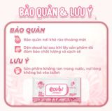  Khăn ướt cao cấp Ecobi gói 20 tờ hương dịu nhẹ 
