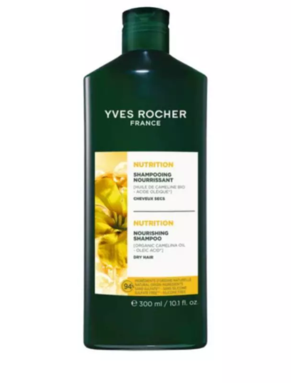  Dầu gội nuôi dưỡng chuyên sâu cho tóc khô Yves Rocher Nourishing 300ml 