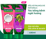  Dầu xả Palmolive chiết xuất thiên nhiên & keratin cho tóc mềm mượt, lưu hương bền lâu 180ml 