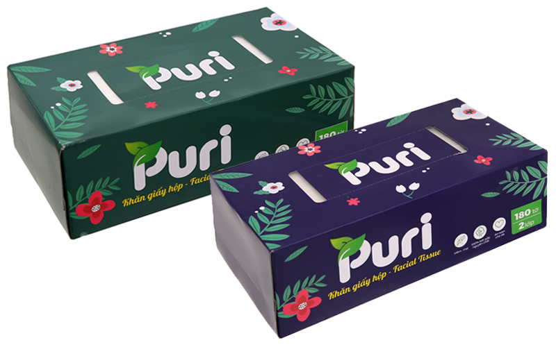  Khăn giấy Puri 2 lớp 180 tờ 